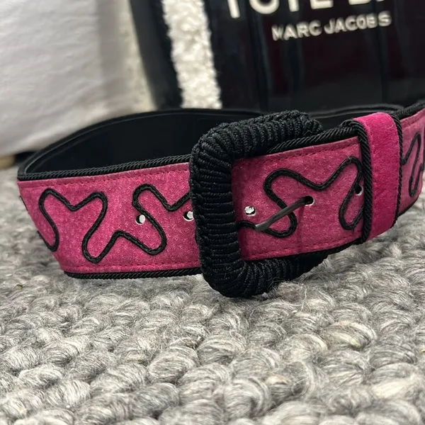 Omega BLACK PINK FUNKY Belt SIZE S‎ - Image 4