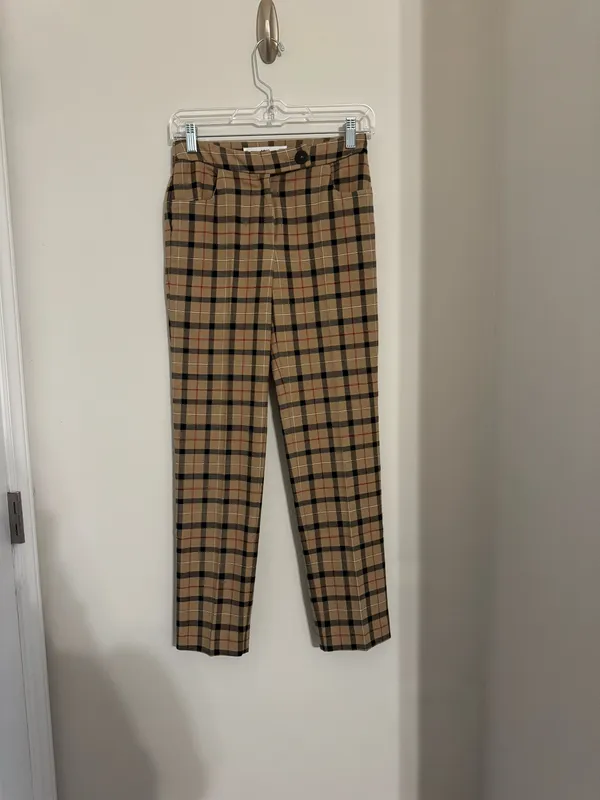 NWOT Mango Plaid Trousers - Image 4