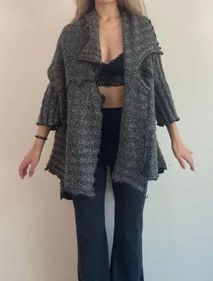 Grey Essential Cardigan Gray - Image 7