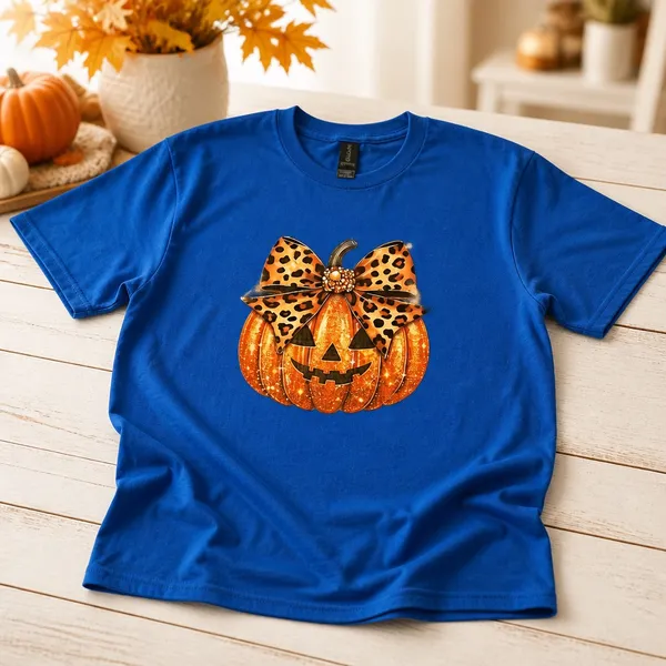 Gildan Halloween Theme- Unisex 100% Heavy Duty Cotton Sapphire Blue T Shirt XL - Image 3