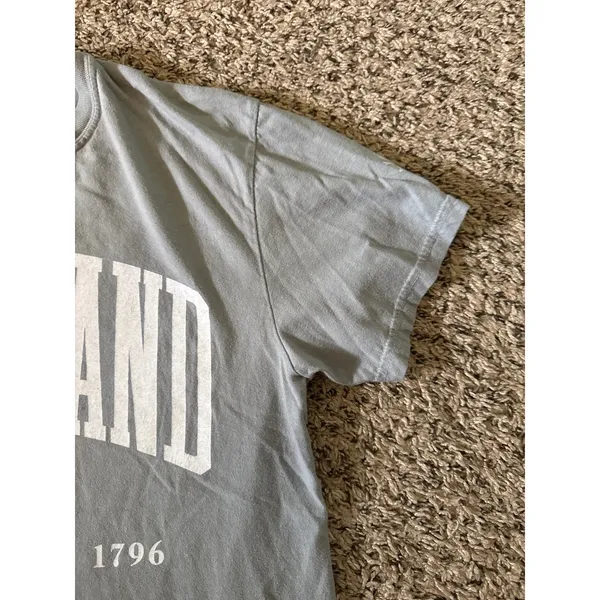 Cleveland Clothing Co "Cleveland Ohio EST 1796" Gray Graphic T-Shirt Size Medium - Image 4