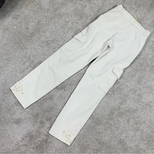 Aritzia Wilfred Modern Supply Twill Cargo Pants High Waisted in Gd Birch Size 0 - Image 9