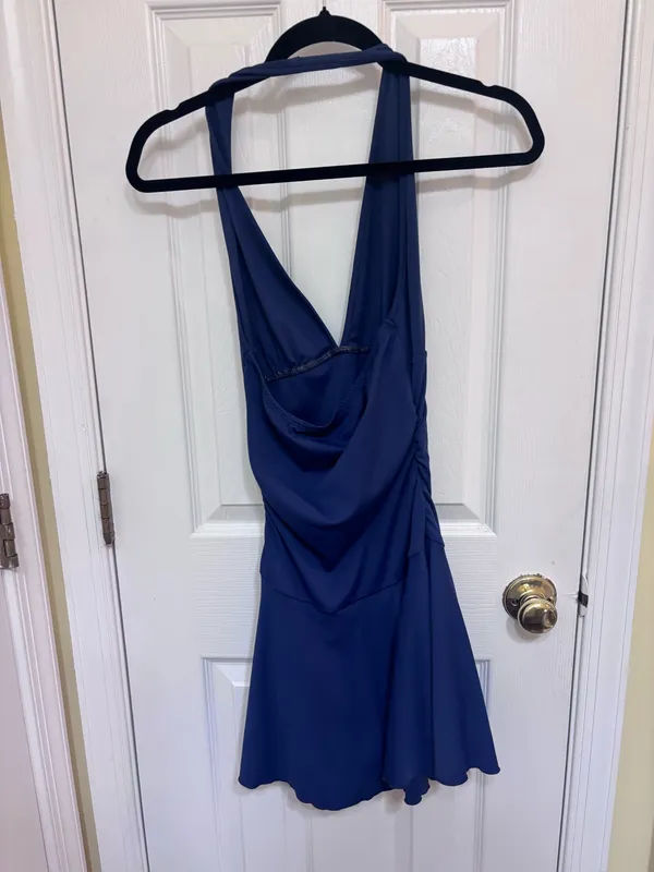 SheIn Navy blue halter top dress - Image 3