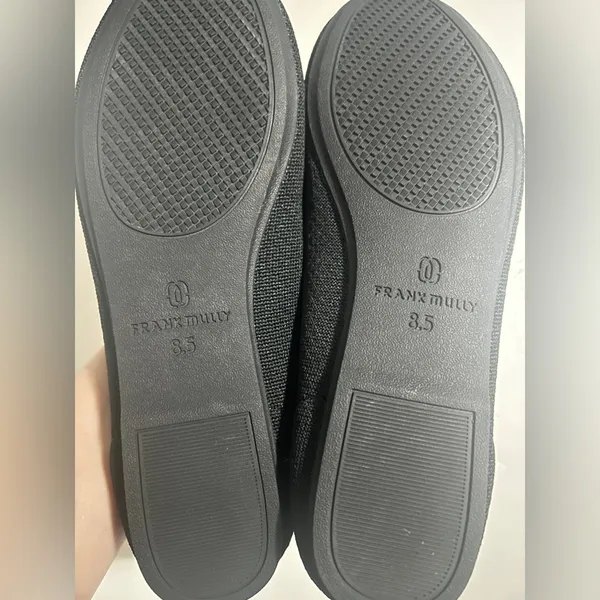 Women’s Black Knit Ballet Flats Slip-On shoes Size 8.5 - Image 5