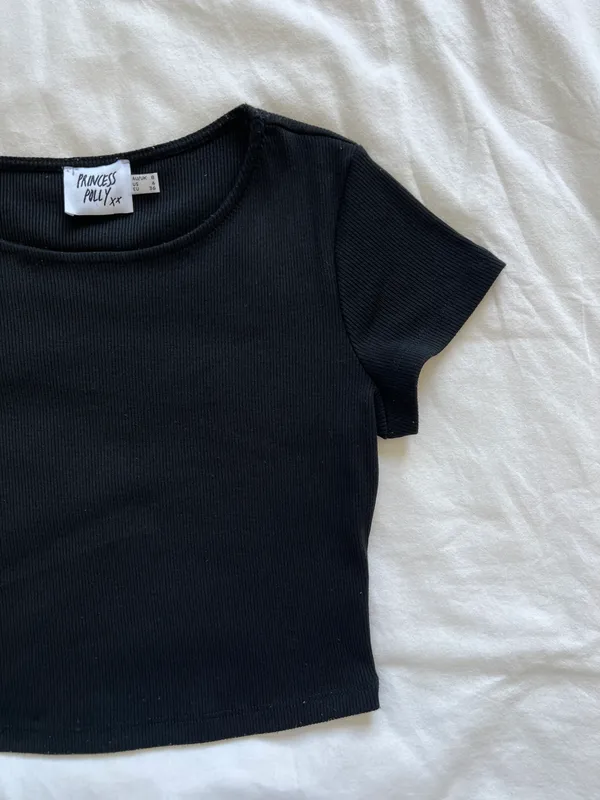 Princess Polly Black Shirt - Image 3