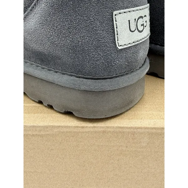 New Authentic UGG Classic Ultra Mini 1116109 Women's Fashion Boots Grey - Image 6