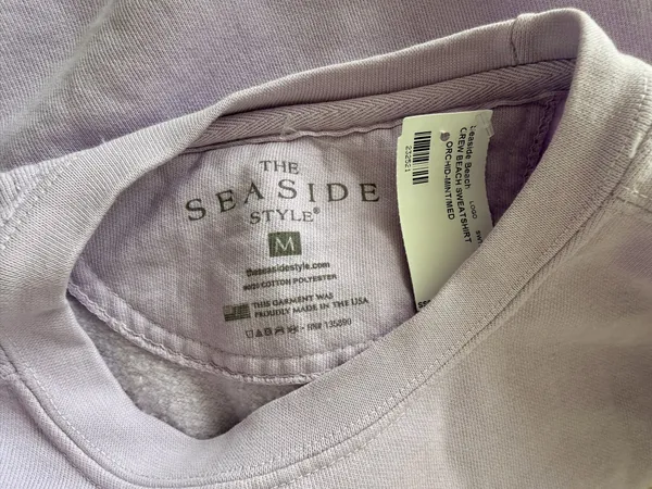 The Seaside Style Light Purple Crewneck - Image 3