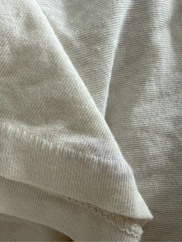 Anine Bing Ashton Tee Vintage Bing in Washed Buttercream sz S guc - Image 7