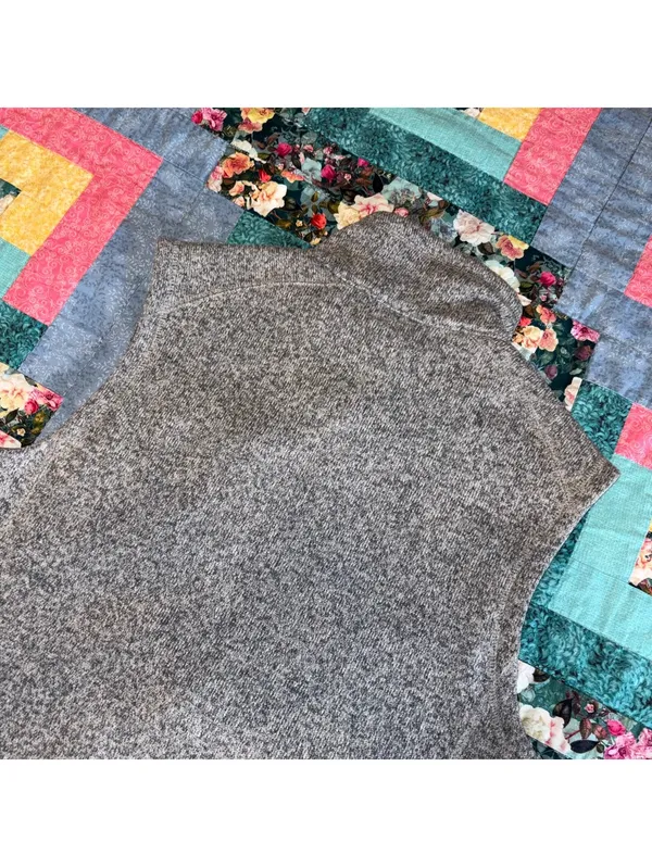 Patagonia $129 NEW Womans M Gray Fleece Vest Better Sweater Outdoor Full Zip Med - Image 5
