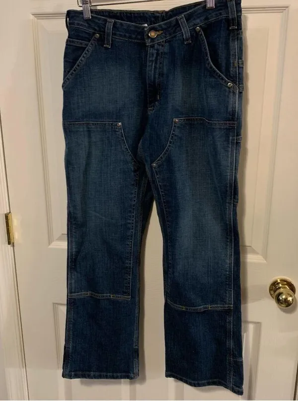 NWT Carhartt Women's Relaxed Fit Double-Front Carpenter Jeans - Image 3
