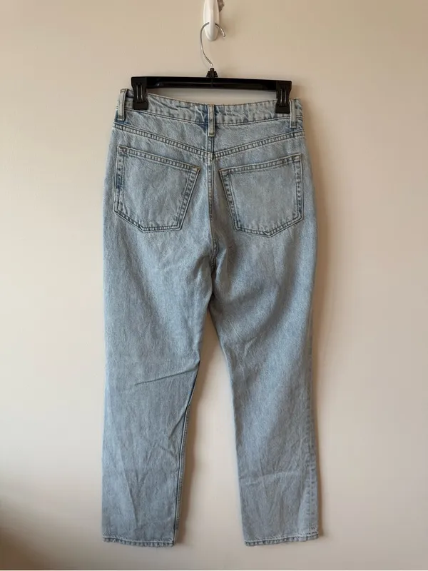 Reformation Cynthia High Rise Straight Jeans - Image 6