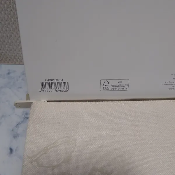 Christian Dior Cream Spring Flower Clutch Bag Pouch Limited Edition New In Box - Image 4