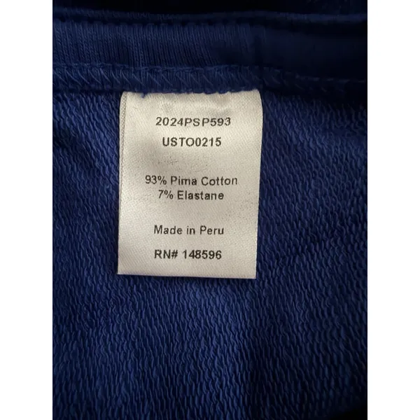 Universal Standard Fiona Open Side Sweatshirt Cotton‎ Blue Size Small (14-16) - Image 13