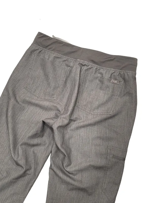 Figs Technical Collection Gray Jogger Scrub Pants S/T Small TALL - Image 4