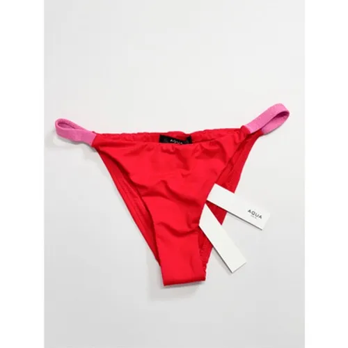 AQUA Bikini Bottom Swimwear Red Pink Beachwear Size Small NEW - Image 4