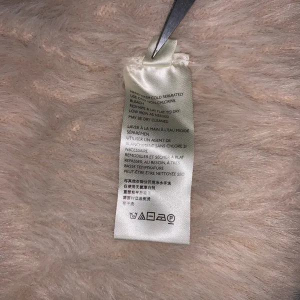 Free People Faux eyelash Fur Open Front Cardigan in Almond XS boho - Image 7