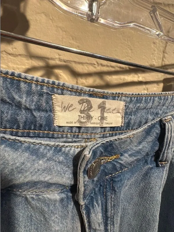 Free people jean shorts Denim Blue Women's NEW we the free - Image 2