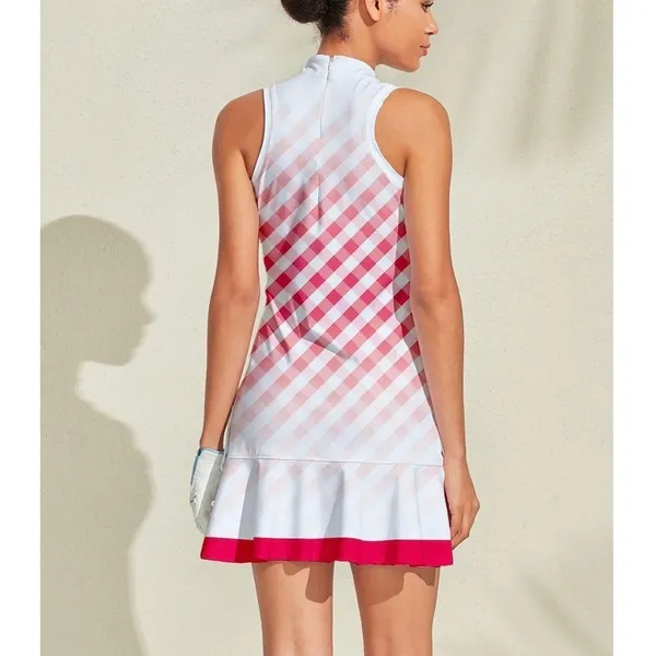 ACEGOLFS Golf Tennis Pickleball Hyper-Ruffle Dress Sleeveless NWT UPF50 MSRP $90 - Image 2