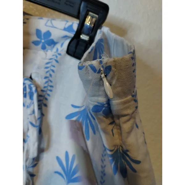 Wild Fable NWT 2 Piece Set White Blue Tropical Beach Tube Top (L) & Skort (XL) - Image 5