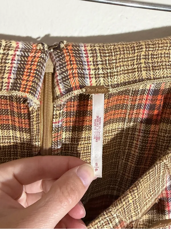 Free People Bali Tai Plaid Skirt - Image 6