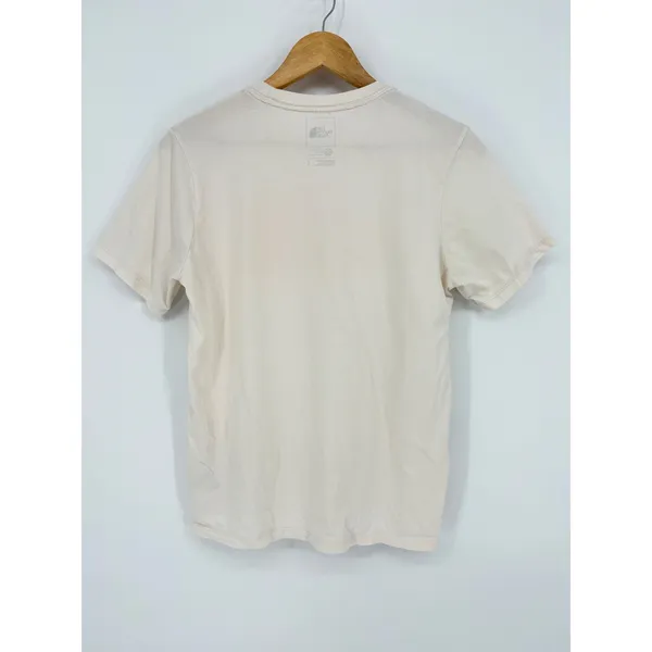 The North Face Graphic Tee Womens M Cream Orange Logo Short Sleeve Hiking Casual - Image 4
