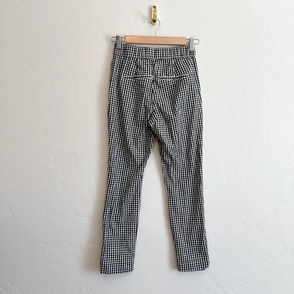 Hollister | NWT Gingham Crop Tank & High-Rise Pants Set in‎ Black White - Image 5