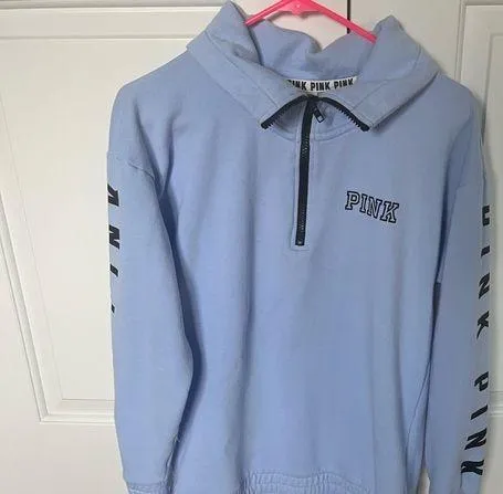 PINK blue/purple quarter zip - Image 2