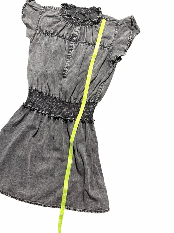 Rails Ladies Amina Mini Dress Black Acid Wash Size Small - Image 7