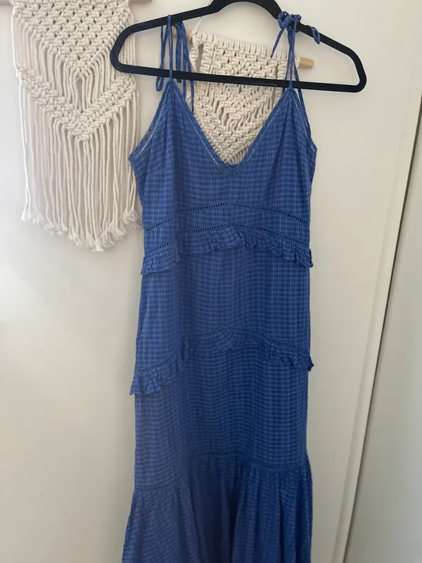 Lovers + Friends Ulyanna Midi Dress in Cobalt - Image 3
