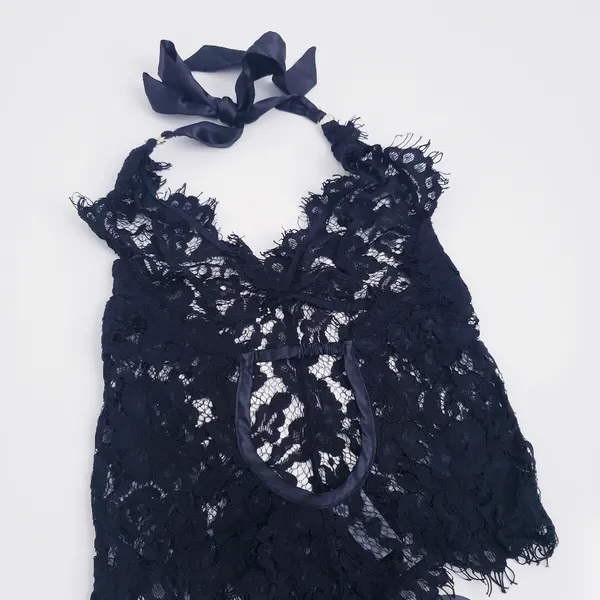 Lulu's Lace Sheer Bodysuit Lingerie New With Tags - Image 6