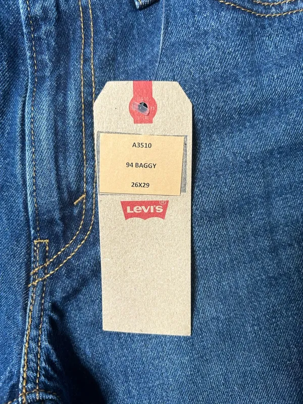 Levi’s Wide Leg 94 Blue Baggy Denim Jeans - Image 2
