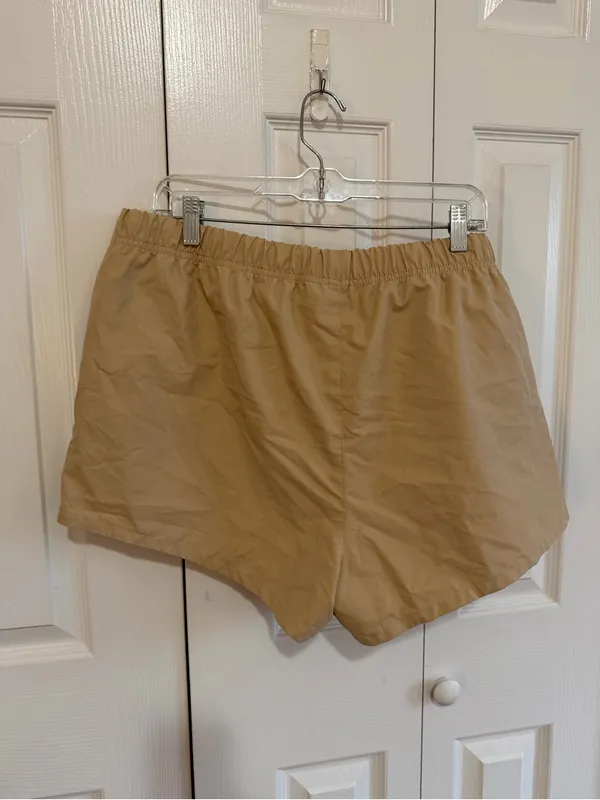 Fear of God Nylon Running Shorts Tan XXL - Image 4