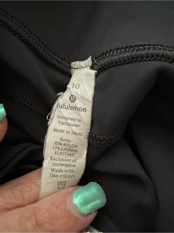 Lululemon Fast and Free Tight II 25" *Non-Reflective Nulux Graphite Grey - Image 4