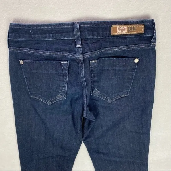 Pur Bardot Stretch Dark Wash Denim Relaxed Comfort Fit Jean‎ - Image 8