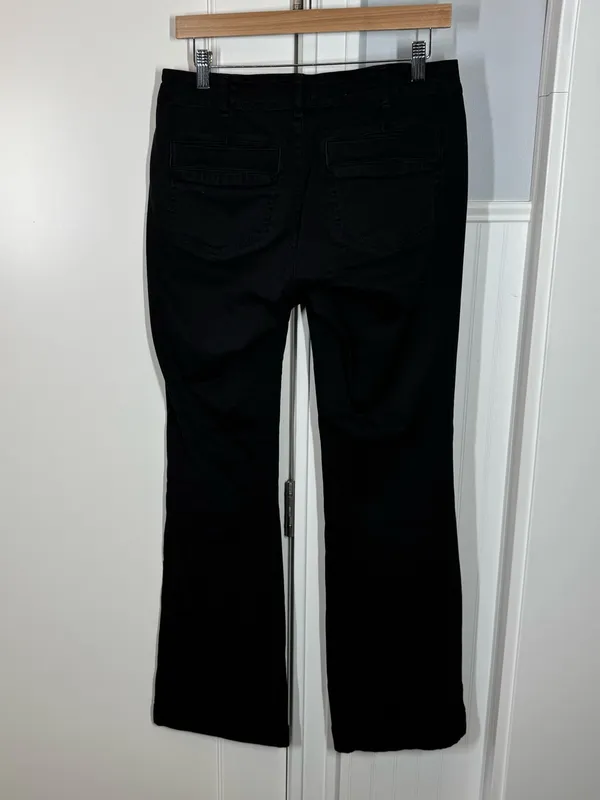 Anthropologie Pilcro Black‎ Bootcut Trouser Pant 2024 size 27 neutral classic - Image 3