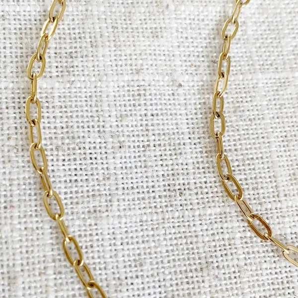Gold Dainty Chain Link Bracelet - Image 7