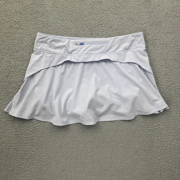 Lululemon Play Off The Pleats Skirt Skort Cool Breeze Athletic Tennis Women's 12 - Image 2