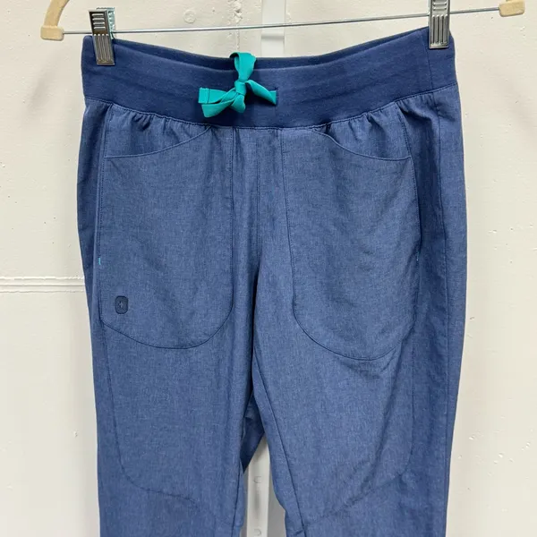 Figs Women’s Scrubs Jogger E.A.C Heathered Denim Big Sky W20SW2009‎ XS - Image 3