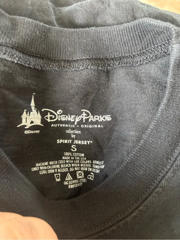 Disney Black Spirit Jersey Size XS Disney Parks Disneyland Disneyworld - Image 6