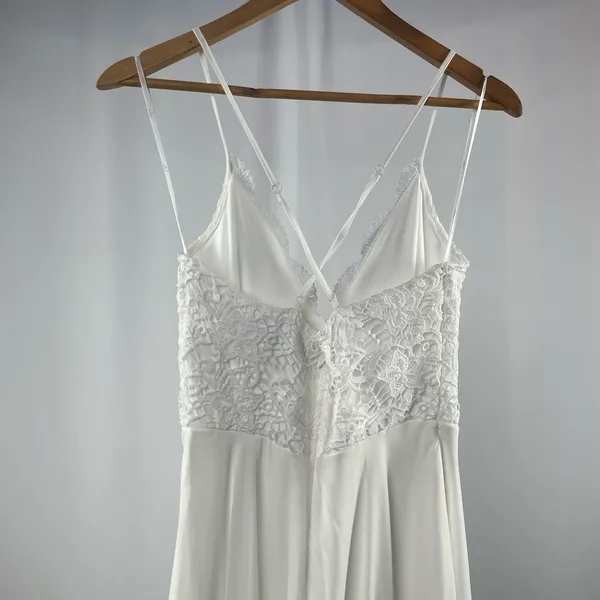 Lulus Madalyn‎ Lace Maxi Dress in White Size Small - Image 7
