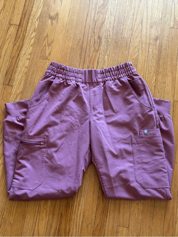 Figs XS/P pink chalk joggers - Image 2