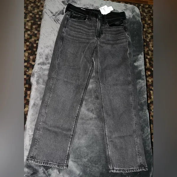 American Eagle Vegan Leather Ankle Straight Jean Size 4 Short New with tags - Image 7