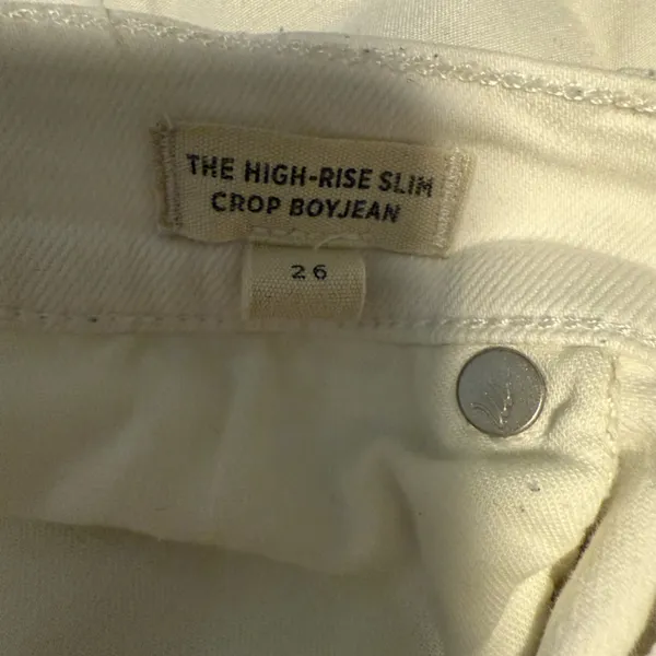 Madewell Jeans size 26 high rise slim crop boyjeans - Image 7
