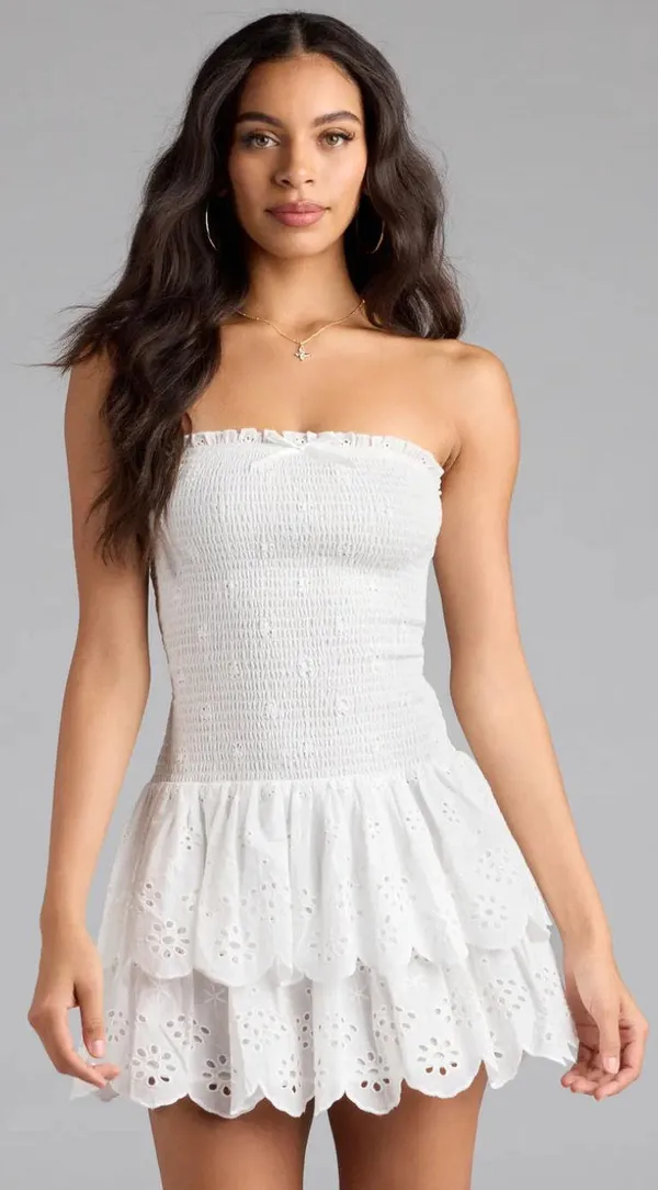 Windsor Dress Mini White - Image 2