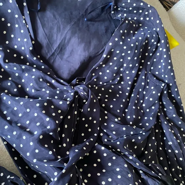 Capulet Blue  and White Polka Dot Bodysuit - Image 8