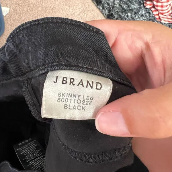 J‎ brand black jeans 26 - Image 7