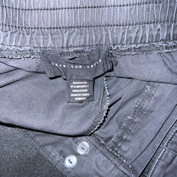 Know One Cares Women’s Cotton Cargo Pants Medium - Image 4