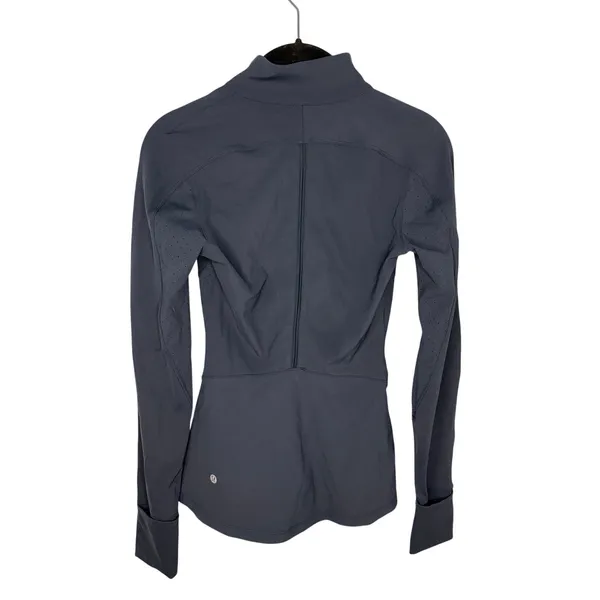 Lululemon Define Jacket Nulu Women's Size 2 Full Zip Athletic Gray Athleisure - Image 3