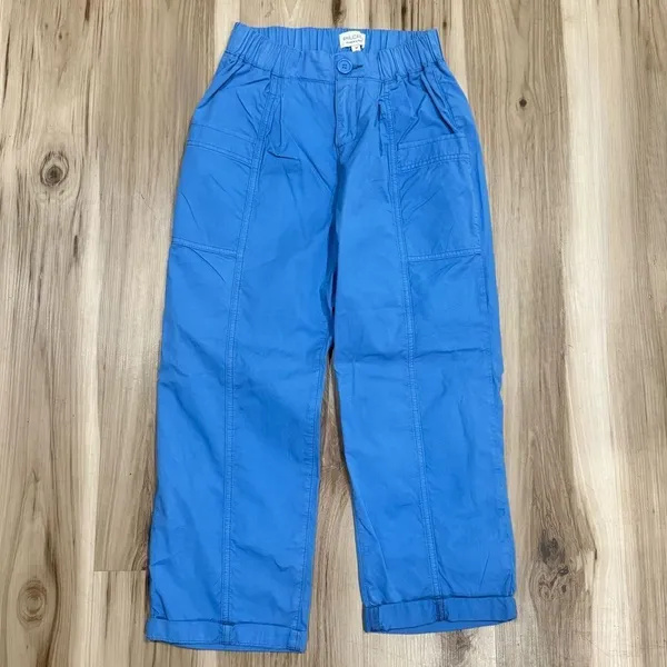 Anthropologie Pilcro Ruched Crop Utility Pants Blue Women’s 26P - Image 2