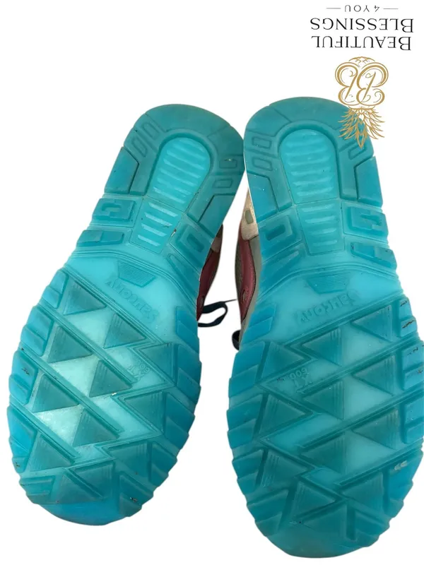 2023 Discontinued Saucony Shadow 5000 Galapagos Multicolor Blue Footy Booby - Image 7